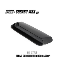 Load image into Gallery viewer, JDMuscle OE+ Bulge Style Carbon Fiber Hood Scoop - Subaru WRX 2022-2025