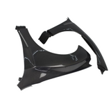 JDMuscle Tanso Carbon Fiber/FRP OE Style Fenders - Subaru STI 2008-2014 / WRX 2011-2014 (GRB/GVB)