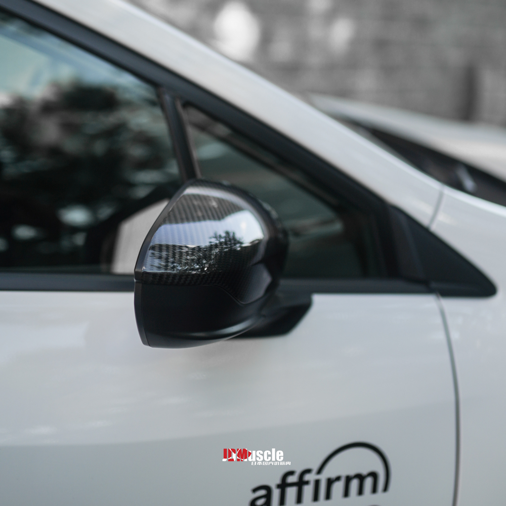 JDMuscle Carbon Fiber Side Mirror Covers - Subaru WRX 2022-2025