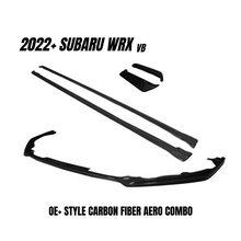 Load image into Gallery viewer, JDMuscle OE+ Style Tanso Carbon Fiber Aero Combo - Subaru WRX 2022-2025