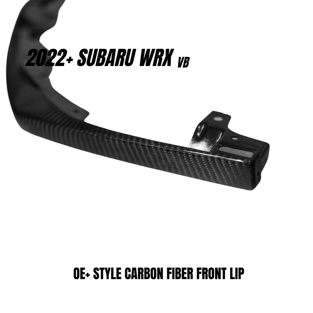 JDMuscle OE+ Style Tanso Carbon Fiber Aero Combo - Subaru WRX 2022-2025