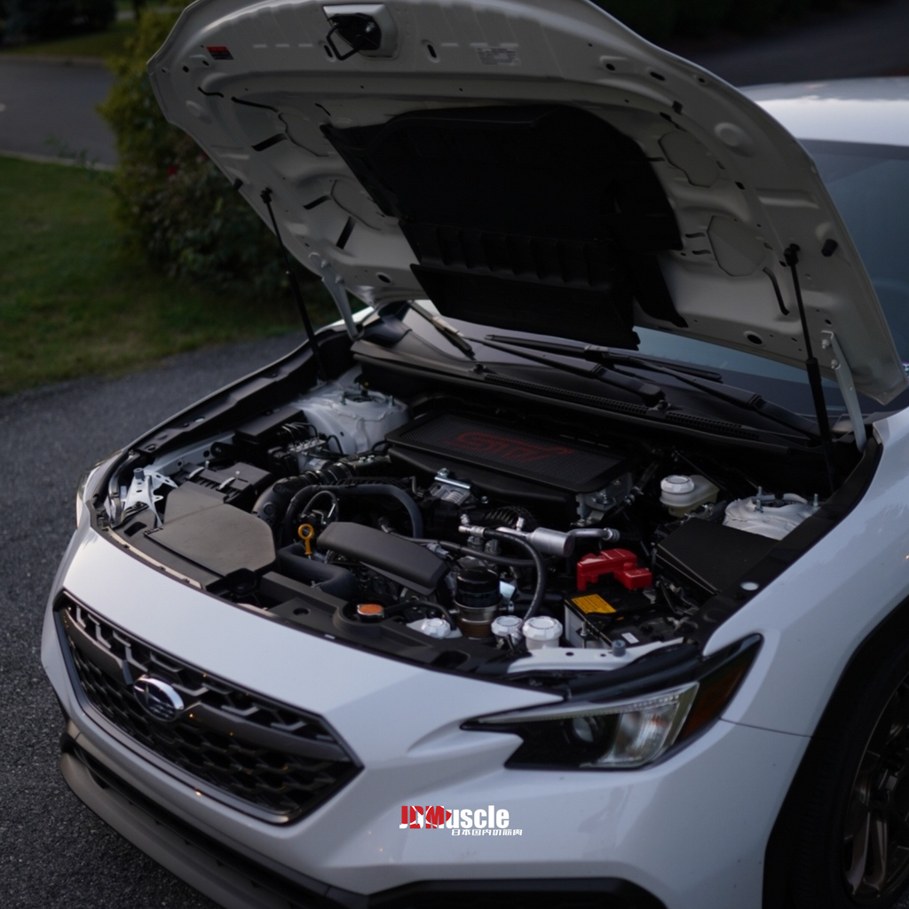 JDMuscle Top Mount Intercooler Mesh Guard with WRX/STI Logo - Subaru WRX 2022-2025