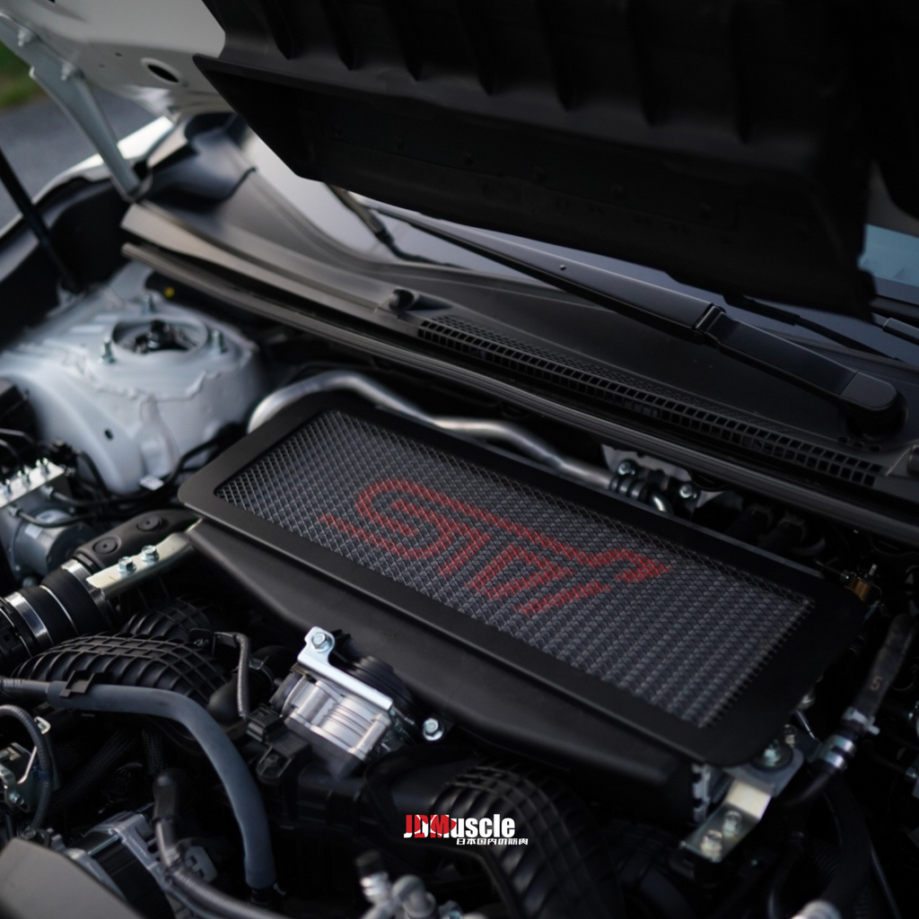 JDMuscle Top Mount Intercooler Mesh Guard with WRX/STI Logo - Subaru WRX 2022-2025