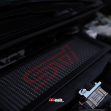 Load image into Gallery viewer, JDMuscle Top Mount Intercooler Mesh Guard with WRX/STI Logo - Subaru WRX 2022-2025