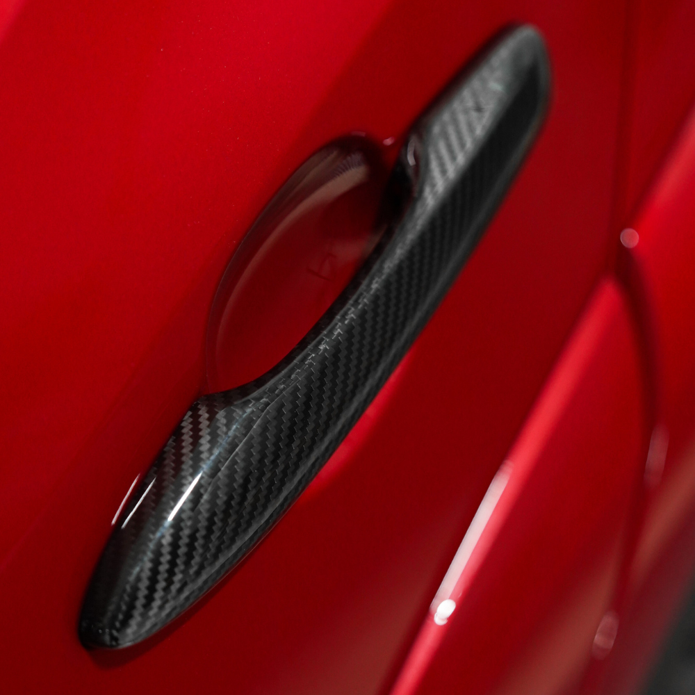 JDMuscle Carbon Fiber Door Handle Covers (4 Pieces) - Toyota GR Corolla 2023-2024