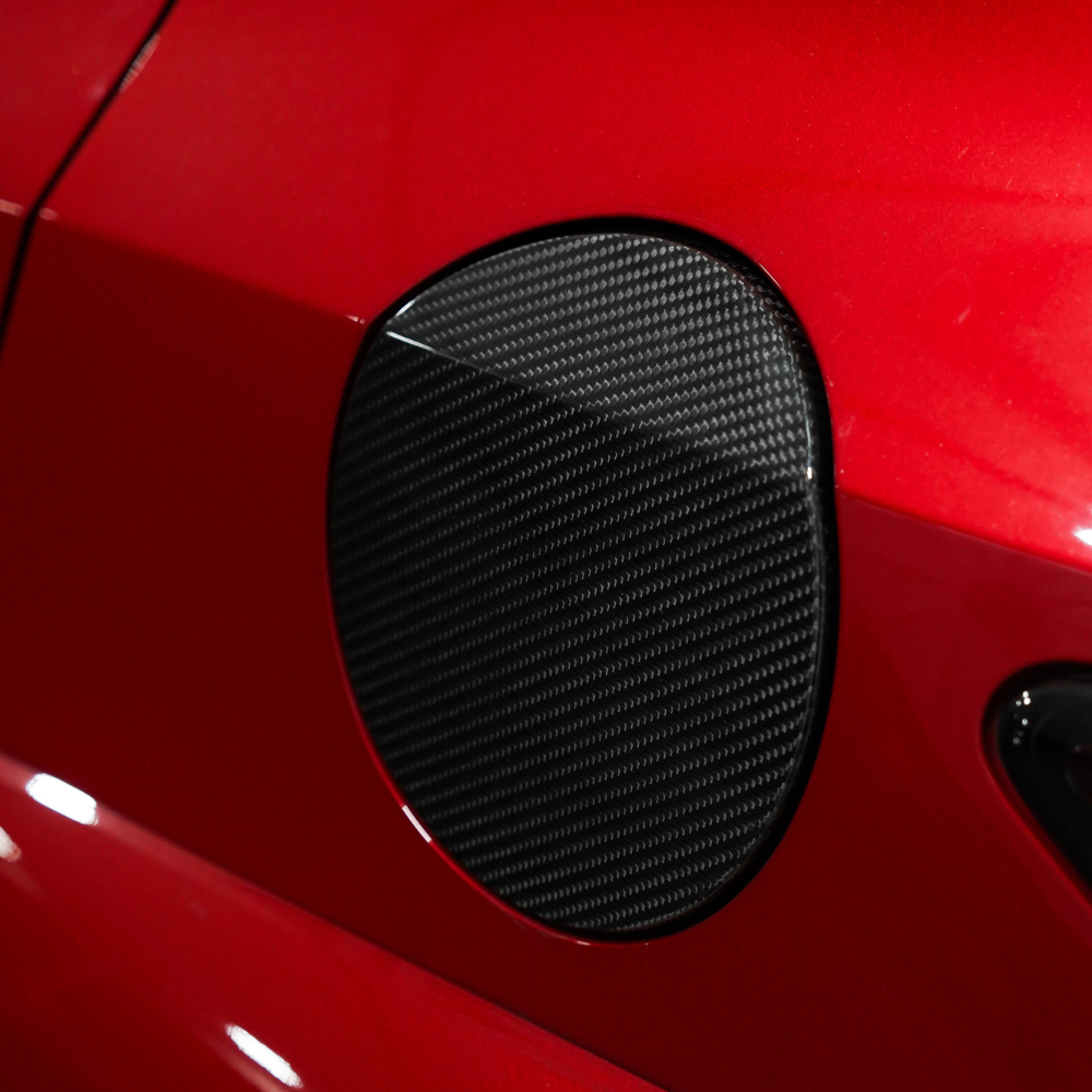 JDMuscle Carbon Fiber Fuel Door Cover - Toyota GR Corolla 2023-2024