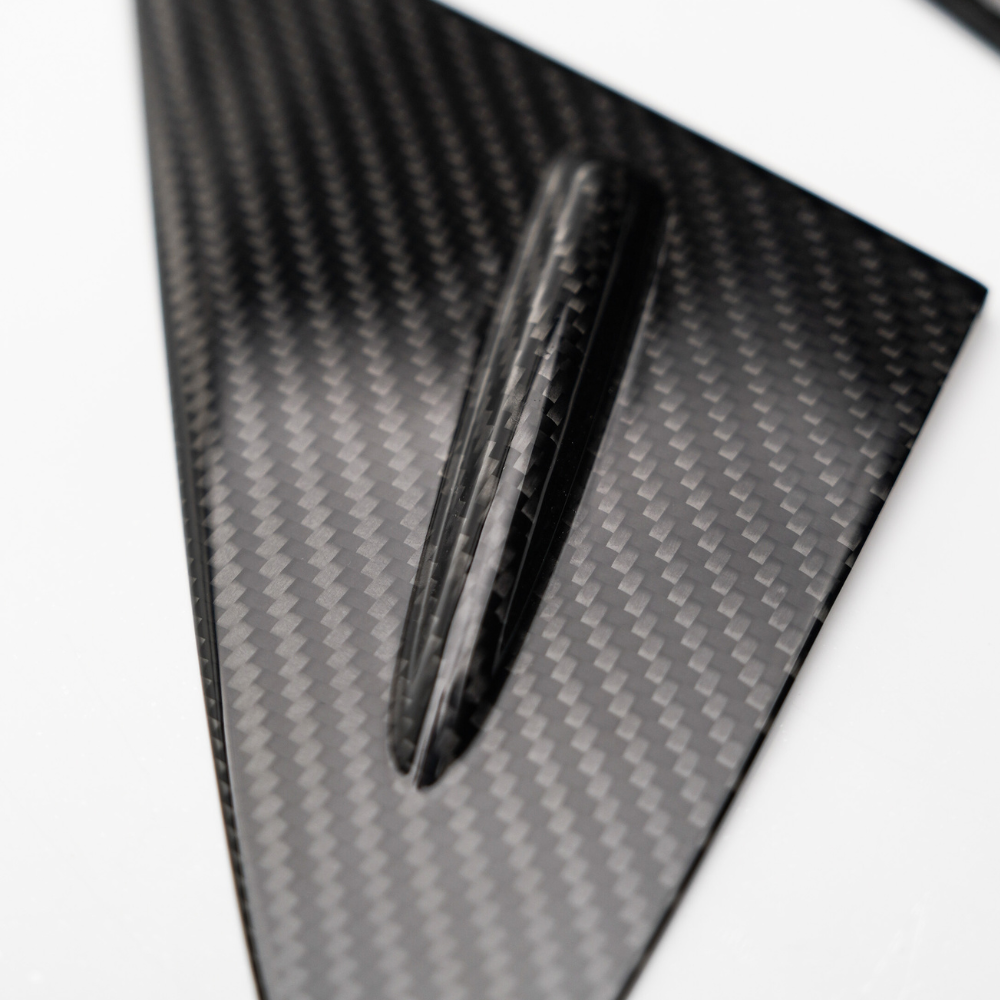 JDMuscle Carbon Fiber J-Panel Wind Deflector Covers (2 Pieces) - Toyota GR Corolla 2023-2024