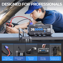 Load image into Gallery viewer, TOPDON JS3000 Peak Amp Battery Jumpstarter, Power Bank, & Flashlight