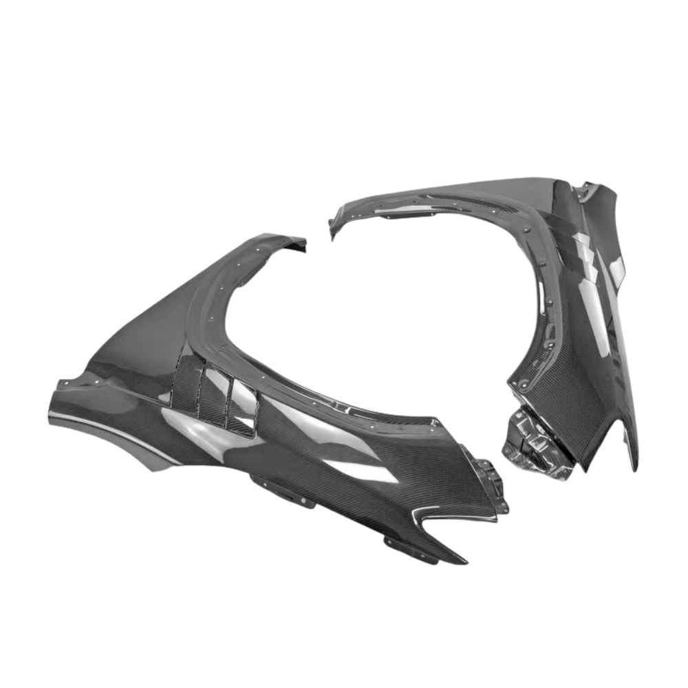 JDMuscle Carbon Fiber/FRP Vented Fenders - Subaru WRX 2022-2025