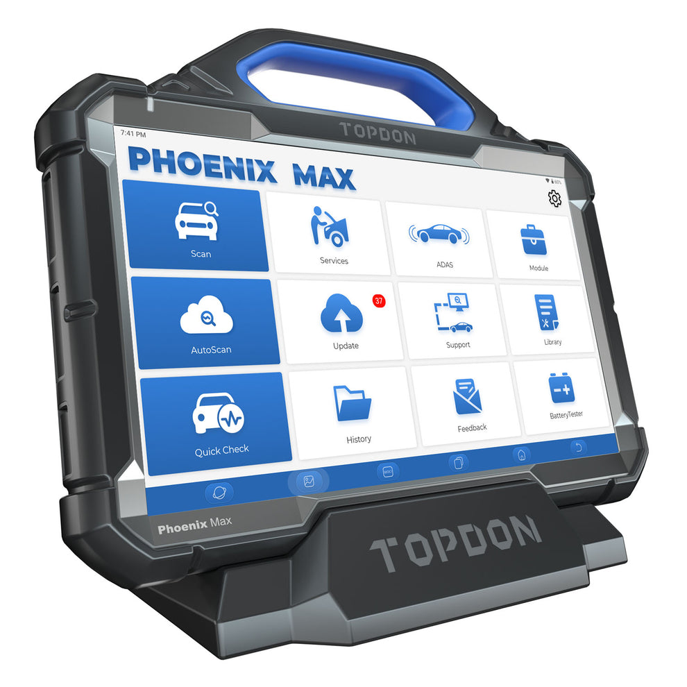 TOPDON Phoenix Max Basic 13.3" OE-Level Scan Tool, Docking Station, Cloud-Based Programming