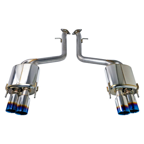 Remark Burnt SS Double Wall Tips Axle Back Exhaust w/ Mufflers - Lexus IS500 2022+
