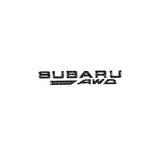 Racing Art Carbon Fiber Subaru AWD Trunk Emblem