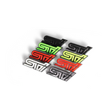 Racing Art STI Grille Emblem w/ Multiple Color Available - Subaru STi Models