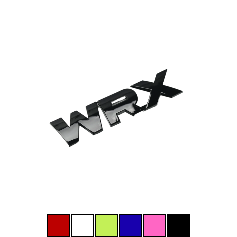 Racing Art WRX Grille Emblem w/ Multiple Color Available - Subaru WRX Models