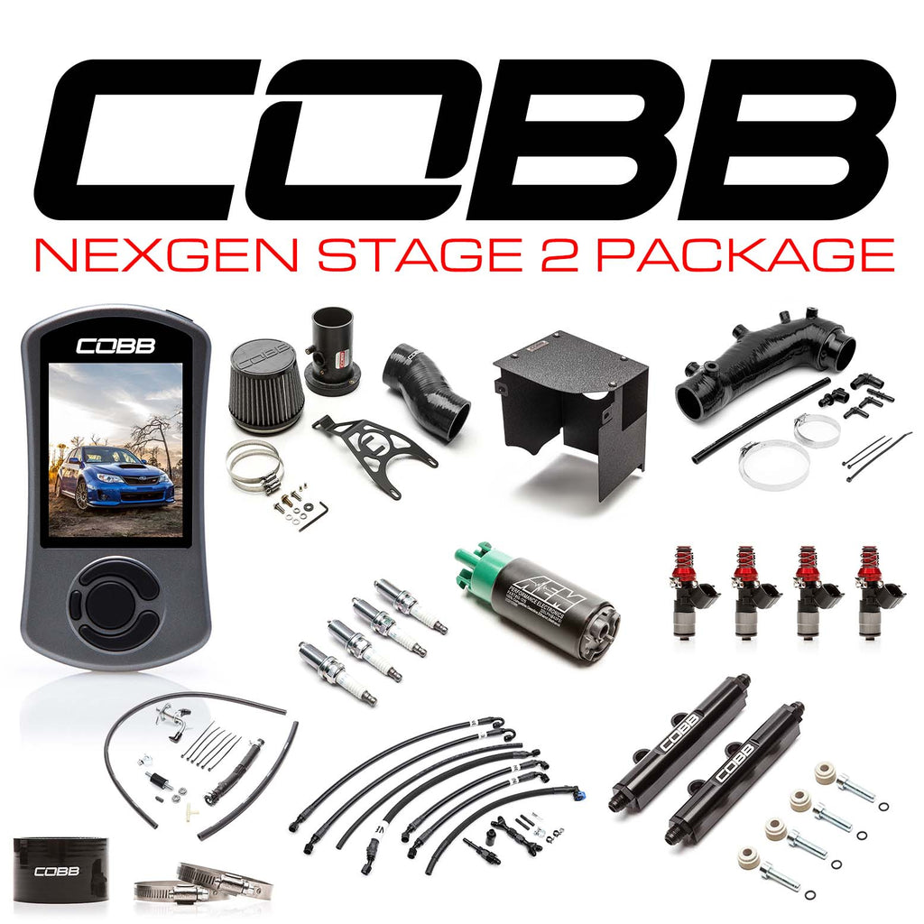 Cobb NexGen Stage 2 Power Package (Black) - Subaru STi 2008-2014