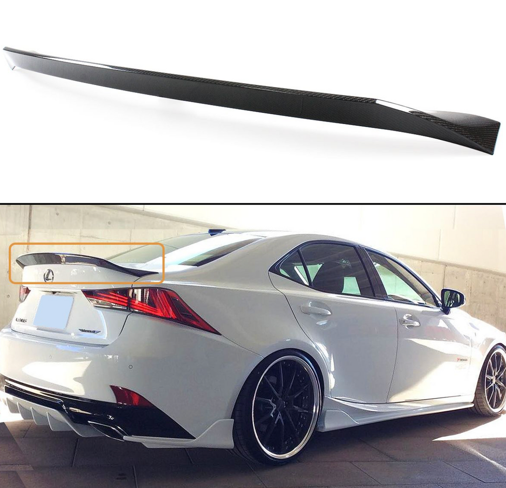 Invoke Concepts Carbon Fiber Trunk Spoiler - Lexus IS 2014-2020