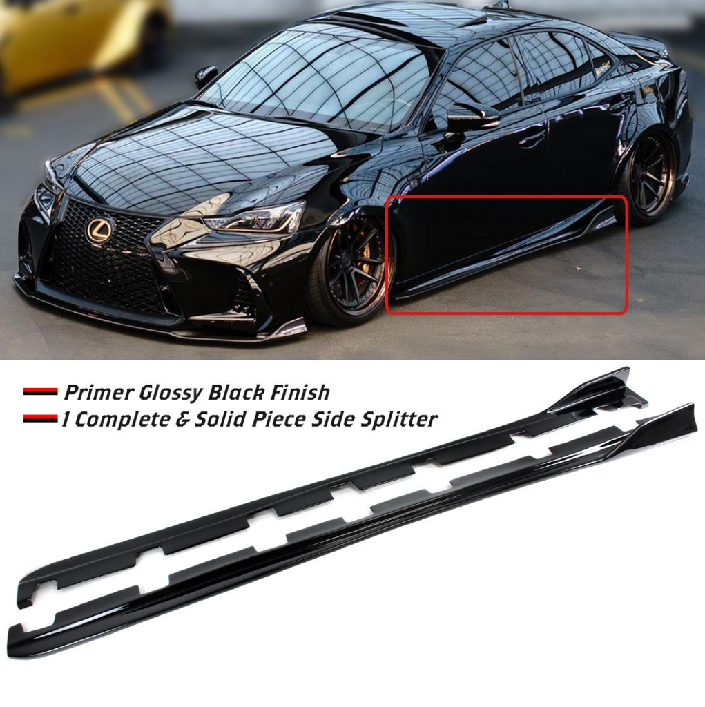 Invoke Concepts Side Skirt Extensions - Lexus IS 2014-2020