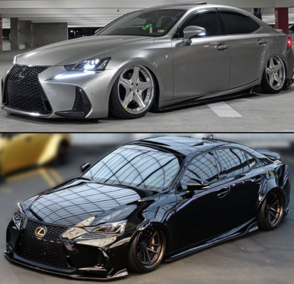 Invoke Concepts Side Skirt Extensions - Lexus IS 2014-2020