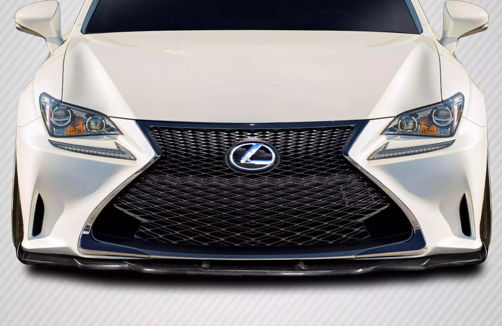 Invoke Concepts Carbon Fiber Front Lip - Lexus RC 2015-2018