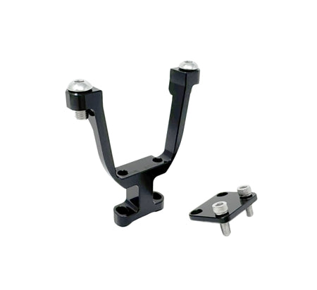 Torque Solution Black Coolant Expansion Tank Pedestal - Subaru WRX 2002-2007 / WRX STi 2004-2021 (+Multiple Fitments)