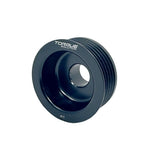 Torque Solution Lightweight Alternator Pulley (Black) - Subaru EJ WRX 2002-2005 / STi 2004-2006