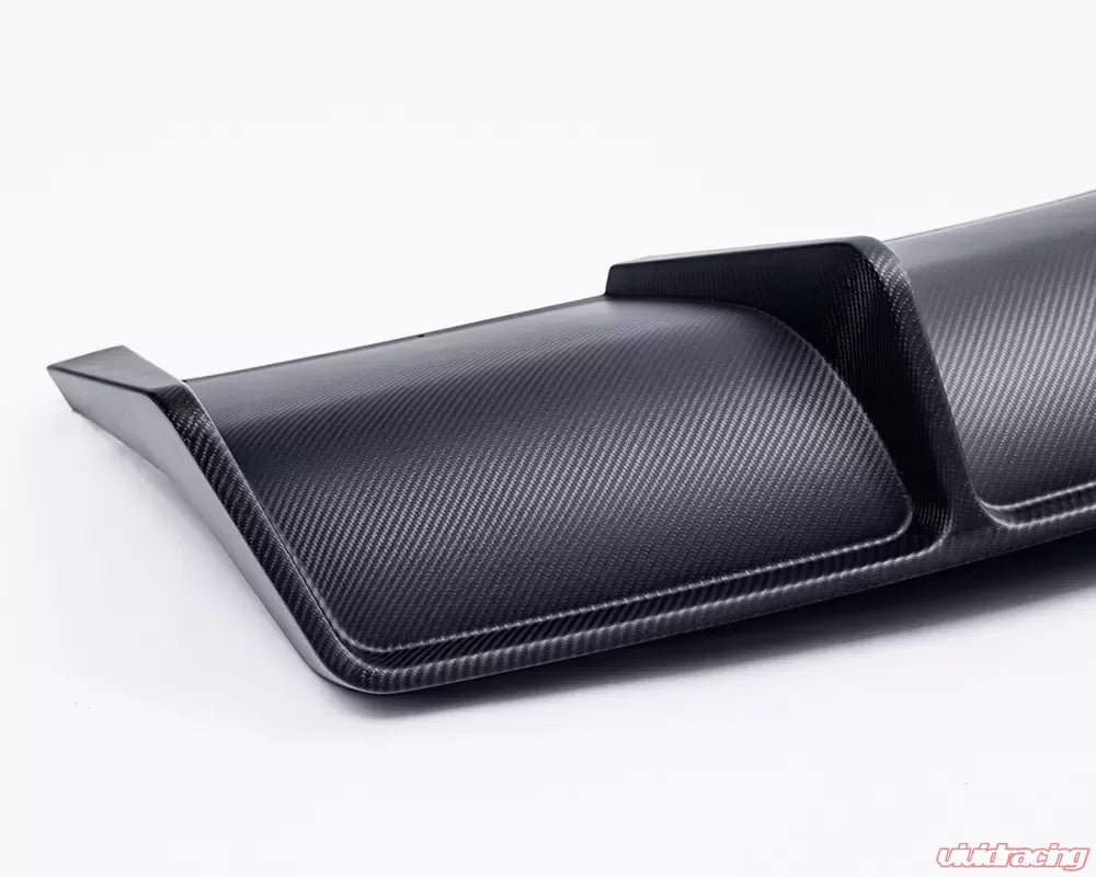 VR Aero Matte Carbon Fiber Rear Diffuser - Tesla Model 3 2018-2023