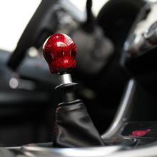 Load image into Gallery viewer, JDMuscle Carbon Fiber Shift Knob Red - Universal