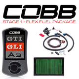 Cobb Stage 1+ Flex Fuel Power Package with DSG / S Tronic Flashing - Volkswagen GTI 2015-2021 (MK7/7.5) / Jetta GLI 2019-2021 (A7) / Audi A3 2015-2020 (8V)