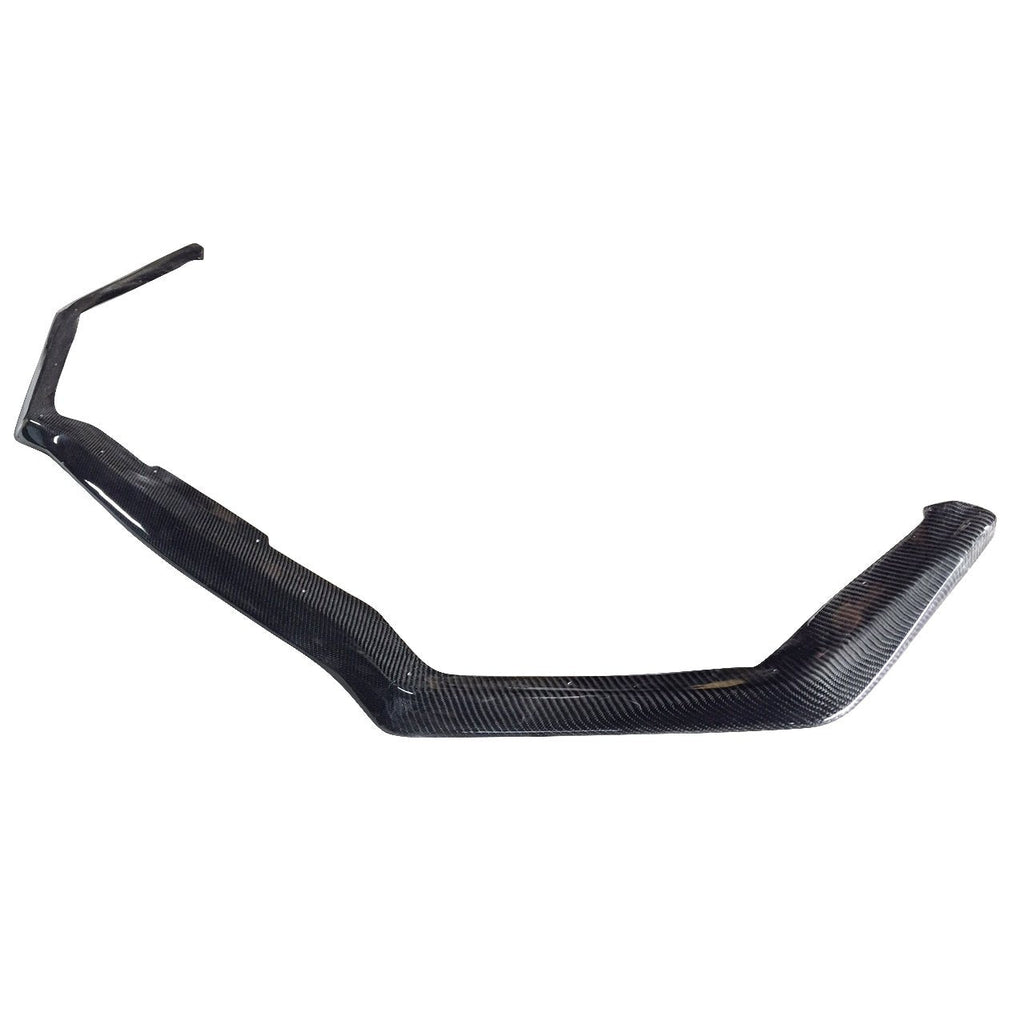 JDMuscle Tanso OE Style V1 Front Carbon Fiber Lip - Subaru WRX / STi 2015-2017