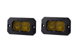 Diode Dynamics Stage Series 2 In LED Pod Sport - Yellow Fog Flush ABL (Pair)