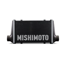Load image into Gallery viewer, Mishimoto Universal Carbon Fiber Intercooler - Gloss Tanks - 600mm Gold Core - S-Flow - C V-Band