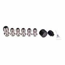 Load image into Gallery viewer, IAG Stainless Steel AN Breather Fitting Set - Subaru WRX 2006-2014 / STi 2004-2021 / LGT 2005-2009 / FXT 2004-2013