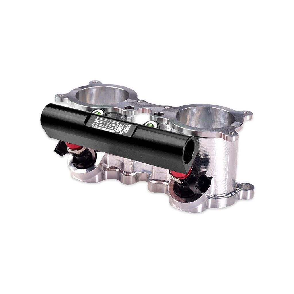IAG Black Side Feed to Top Feed Fuel Rail Conversion Kit - Subaru STi 2004-2006 / LGT 2005-2007 / FXT 2004-2005