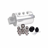 IAG Stainless Steel AN Breather Fitting Set - Subaru WRX 2006-2014 / STi 2004-2021 / LGT 2005-2009 / FXT 2004-2013