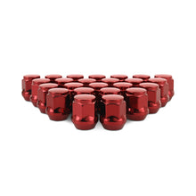 Load image into Gallery viewer, Mishimoto Steel Acorn Lug Nuts M12 x 1.5 - 24pc Set - Red