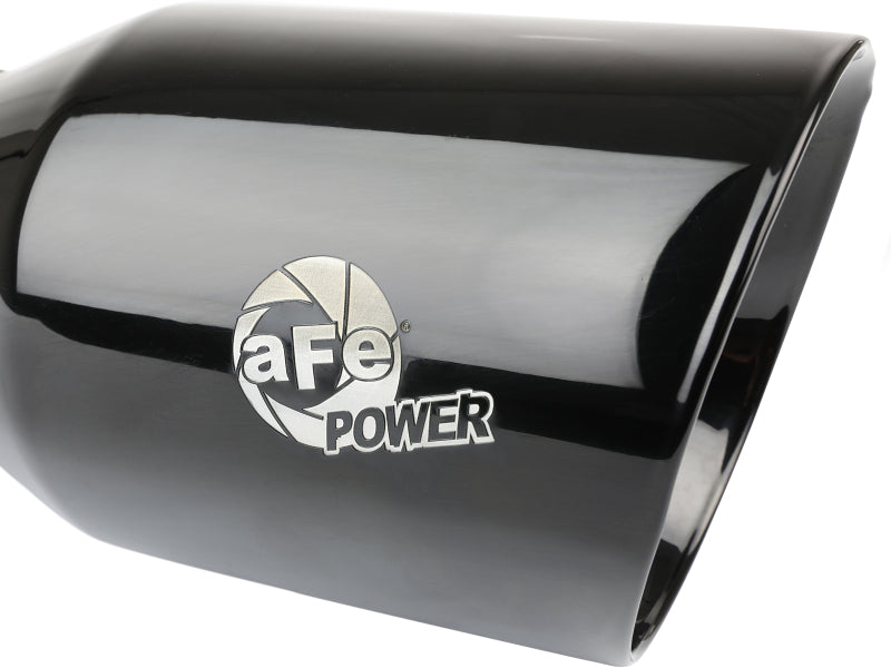 aFe MACH Force-Xp 3" 304 Stainless Steel Black Exhaust Tip - Universal
