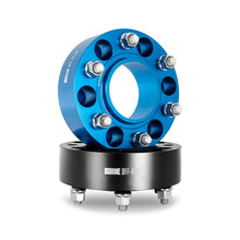 Load image into Gallery viewer, Mishimoto Borne Off-Road Wheel Spacers - 6x139.7 - 106 - 30mm - M12 - Blue