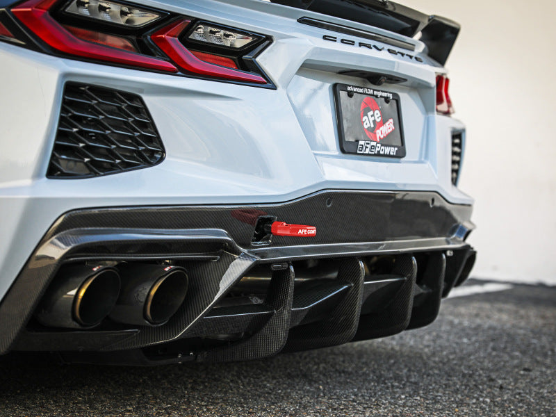 AFE Red Rear Tow Hook - Chevrolet Corvette C8 2020-2025