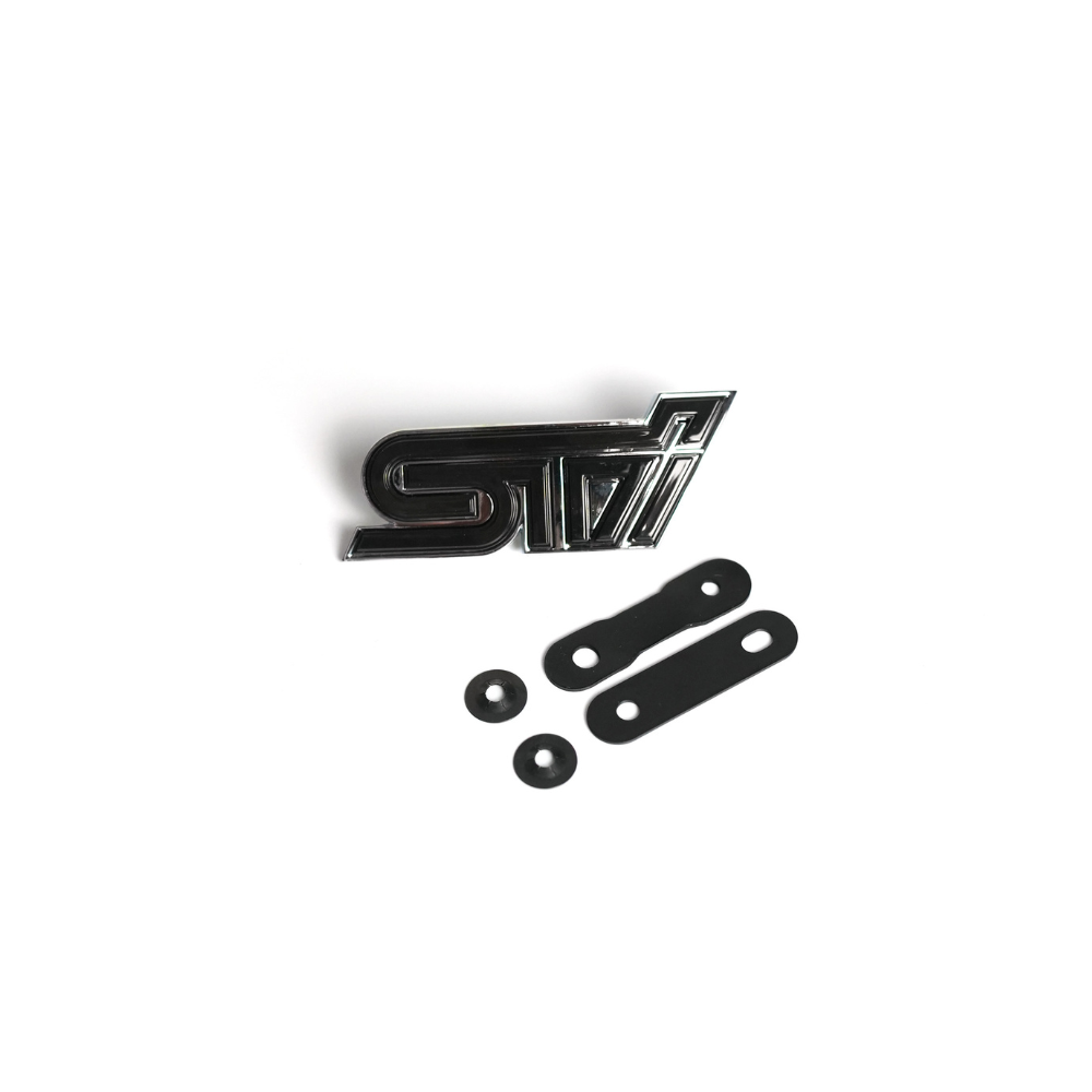 Racing Art STI Grille Emblem w/ Multiple Color Available - Subaru STi Models