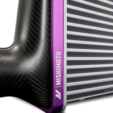 Load image into Gallery viewer, Mishimoto Universal Carbon Fiber Intercooler - Gloss Tanks - 600mm Silver Core - C-Flow - DG V-Band