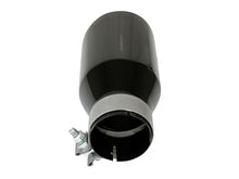 Load image into Gallery viewer, aFe MACH Force-Xp 3" 304 Stainless Steel Black Exhaust Tip - Universal