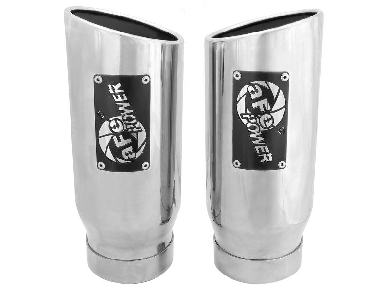 aFe MACH Force-Xp 4" Stainless Steel Polished Exhaust Tips - Universal