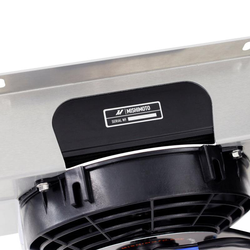 Mishimoto Universal Oil Cooler Kit 25-Row Cooler w/ 1x 8in Fan