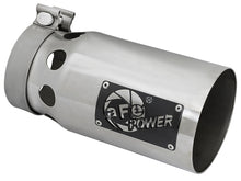 Load image into Gallery viewer, aFe Rebel XD Series 4 IN 304 Stainless Steel Polished Exhaust Tip - Universal