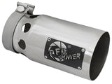 aFe Rebel XD Series 4 IN 304 Stainless Steel Polished Exhaust Tip - Universal