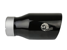 Load image into Gallery viewer, aFe MACH Force-Xp 3" 304 Stainless Steel Black Exhaust Tip - Universal