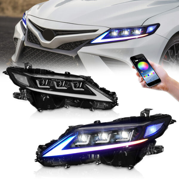 Invoke Concepts RGB Triple Beam Headlights V3 - Toyota Camry 2018
