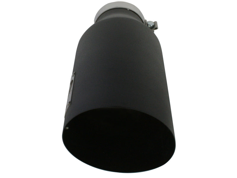 aFe MACH Force-Xp 4" 409 Stainless Steel Black Exhaust Tip - Universal