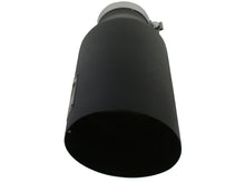 Load image into Gallery viewer, aFe MACH Force-Xp 4" 409 Stainless Steel Black Exhaust Tip - Universal