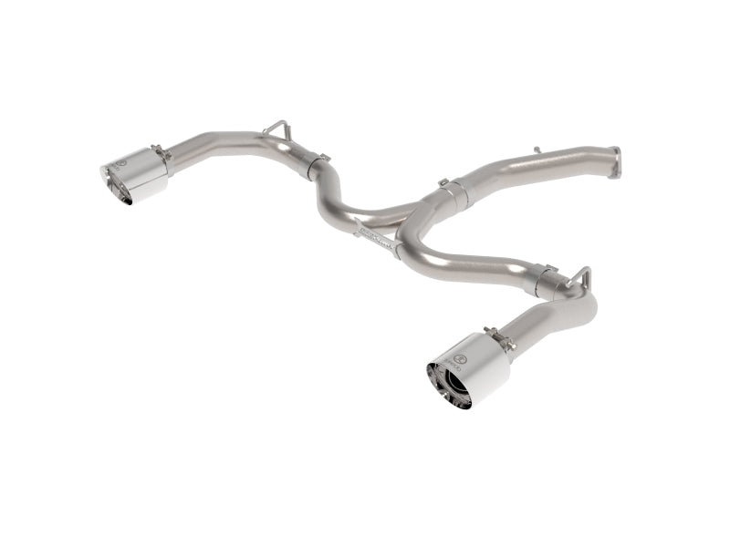 aFe Takeda 3in to 2.5in SS Axle-Back Exhaust System w/ Polished Tips - Kia Forte GT 1.6T 2020-2021